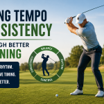 golfer-practicing-swing-tempo-consistency-during-training-session-on-golf-course