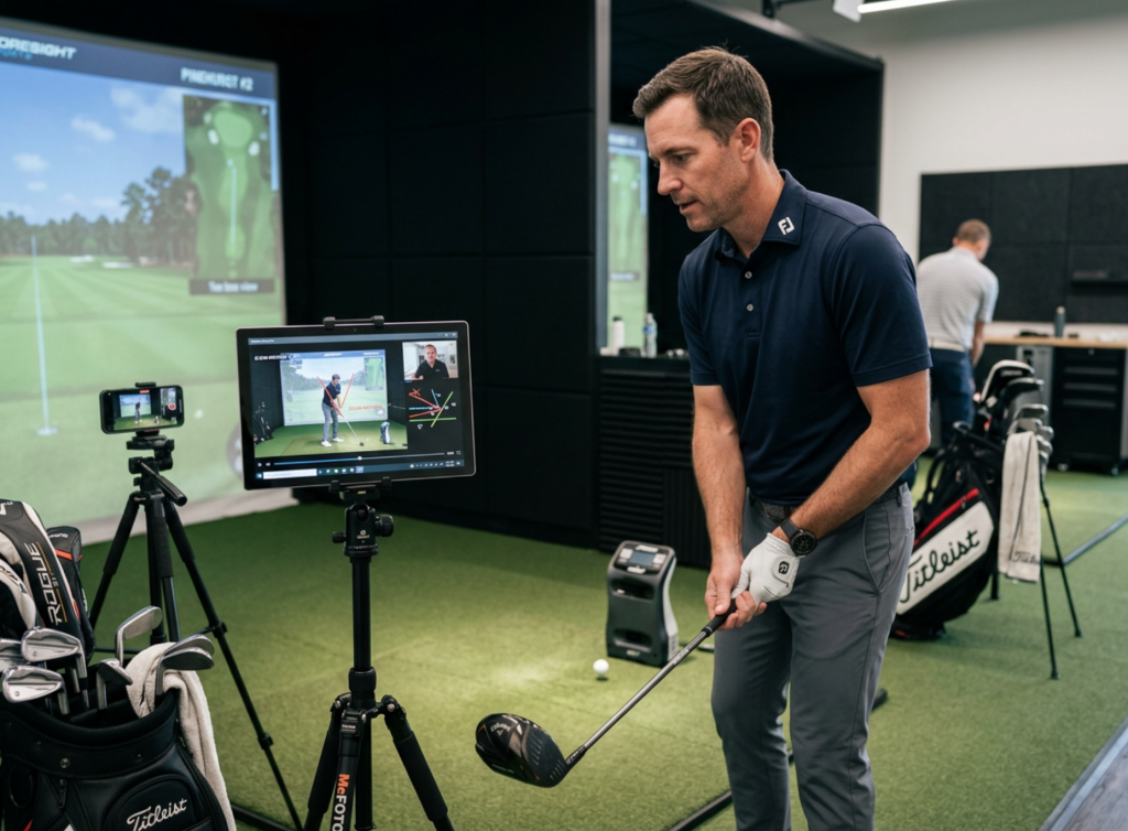 golfer-using-virtual-coaching-to-improve-faster