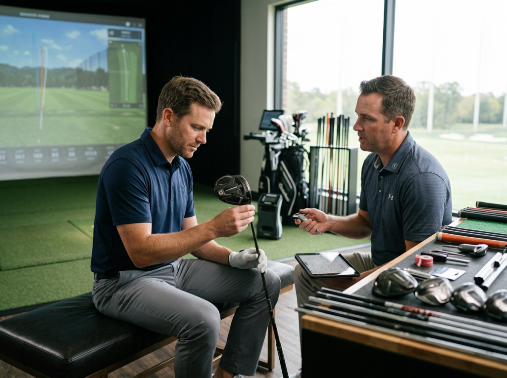 golfer-reviewing-customized-clubs-for-better-performance