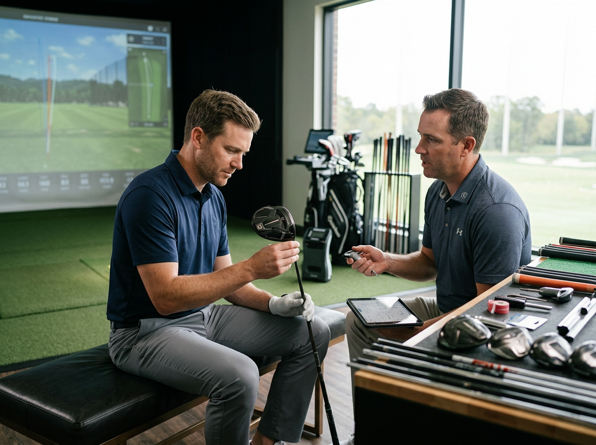 golfer-reviewing-customized-clubs-for-better-performance