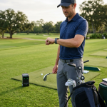 golfer-using-performance-tracking-devices-to-improve-practice