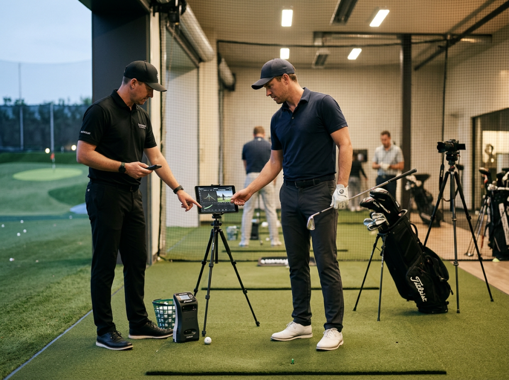 golfer-using-technology-for-more-effective-practice