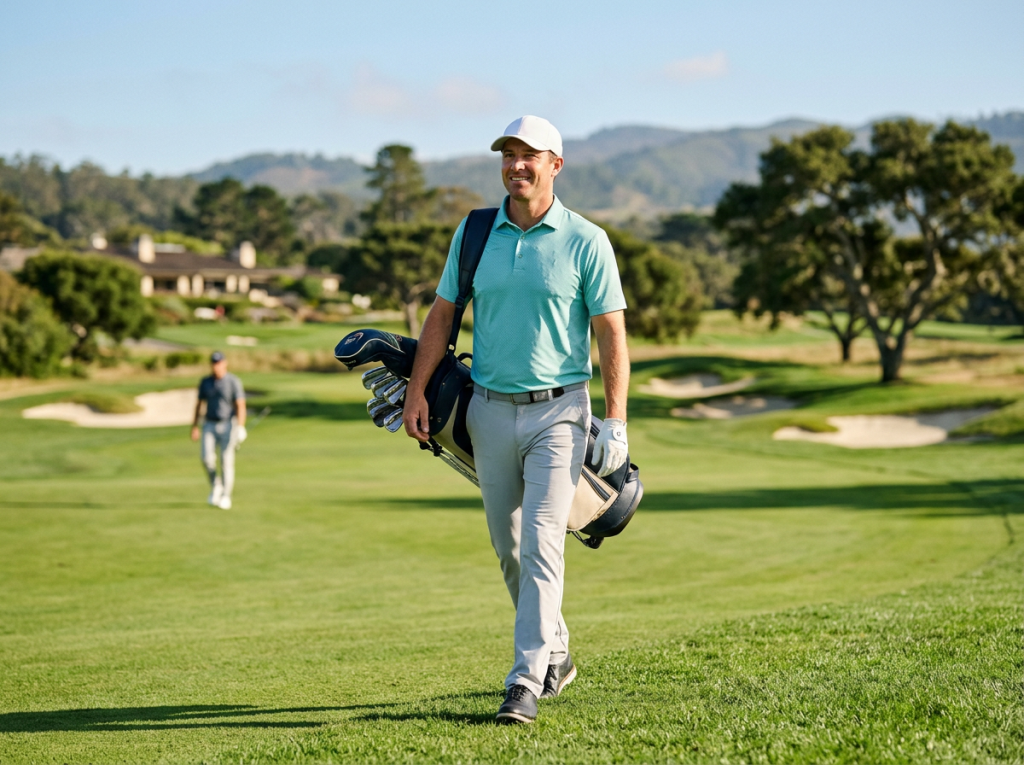 golfer-wearing-moisture-wicking-shirt-for-all-day-comfort